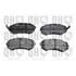 4 plaquettes de frein Quinton Hazell BP1211
