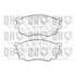 4 plaquettes de frein avant Quinton Hazell BP1231