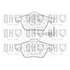 4 plaquettes de frein avant Quinton Hazell BP1243