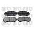 4 plaquettes de frein avant Quinton Hazell BP1250