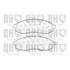 4 plaquettes de frein avant Quinton Hazell BP1263