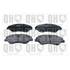 4 plaquettes de frein avant Quinton Hazell BP1287