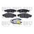 4 plaquettes de frein avant Quinton Hazell BP1290