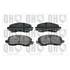 4 plaquettes de frein avant Quinton Hazell BP1294