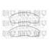 4 plaquettes de frein avant Quinton Hazell BP1306