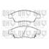 4 plaquettes de frein avant Quinton Hazell BP1348