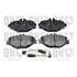 4 plaquettes de frein avant Quinton Hazell BP1364