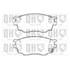 4 plaquettes de frein avant Quinton Hazell BP1411
