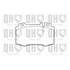 4 plaquettes de frein avant Quinton Hazell BP1431