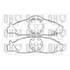 4 plaquettes de frein avant Quinton Hazell BP1485
