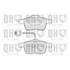 4 plaquettes de frein avant Quinton Hazell BP1502