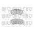 4 plaquettes de frein avant Quinton Hazell BP1507