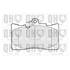 4 plaquettes de frein avant Quinton Hazell BP1519