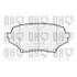 4 plaquettes de frein avant Quinton Hazell BP1522