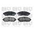 4 plaquettes de frein avant Quinton Hazell BP1526