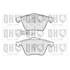 4 plaquettes de frein avant Quinton Hazell BP1564