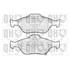 4 plaquettes de frein avant Quinton Hazell BP1584