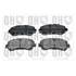 4 plaquettes de frein avant Quinton Hazell BP1596