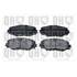 4 plaquettes de frein avant Quinton Hazell BP1601