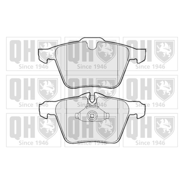 4 plaquettes de frein avant Quinton Hazell BP1630