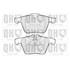 4 plaquettes de frein avant Quinton Hazell BP1630