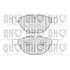 4 plaquettes de frein avant Quinton Hazell BP1638