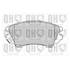 4 plaquettes de frein avant Quinton Hazell BP1662