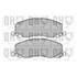 4 plaquettes de frein avant Quinton Hazell BP1668