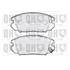 4 plaquettes de frein avant Quinton Hazell BP1688