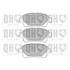 4 plaquettes de frein avant Quinton Hazell BP1692