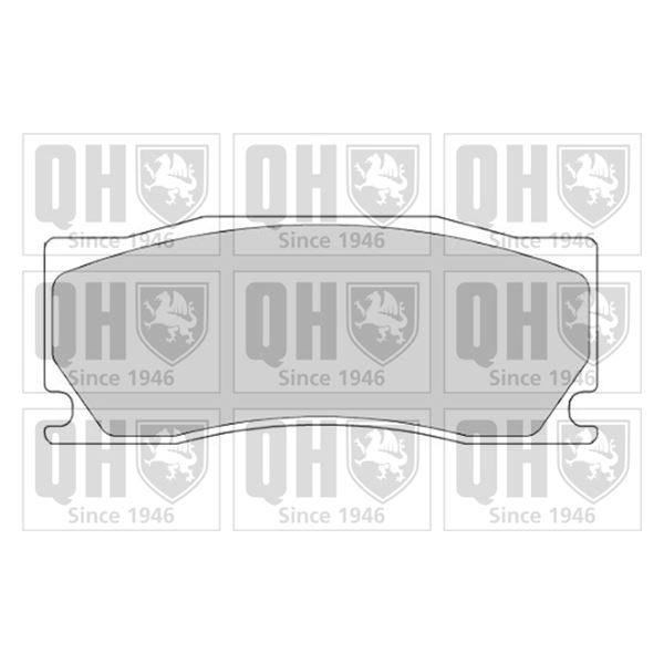 4 plaquettes de frein avant Quinton Hazell BP1699