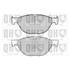 4 plaquettes de frein avant Quinton Hazell BP1756