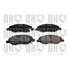 4 plaquettes de frein avant Quinton Hazell BP1795