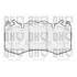 4 plaquettes de frein avant Quinton Hazell BP1798