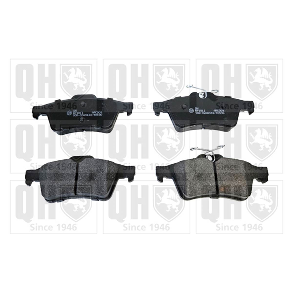 Plaquettes de frein arrière (4 pièces) Quinton Hazell Bp1811