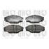 4 plaquettes de frein avant Quinton Hazell BP337