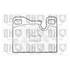 4 plaquettes de frein Quinton Hazell BP343