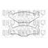4 plaquettes de frein avant Quinton Hazell BP360