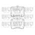 4 plaquettes de frein avant Quinton Hazell BP564