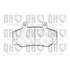 4 plaquettes de frein avant Quinton Hazell BP593