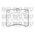 4 plaquettes de frein avant Quinton Hazell BP639