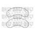 4 plaquettes de frein avant Quinton Hazell BP675