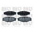 4 plaquettes de frein avant Quinton Hazell BP749