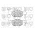 4 plaquettes de frein avant Quinton Hazell BP860