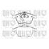4 plaquettes de frein avant Quinton Hazell BP863