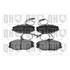 4 plaquettes de frein avant Quinton Hazell BP865