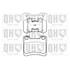 4 plaquettes de frein avant Quinton Hazell BP870