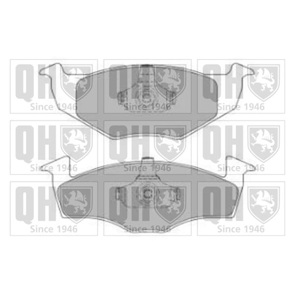 4 plaquettes de frein avant Quinton Hazell BP873