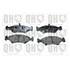 4 plaquettes de frein avant Quinton Hazell BP898