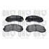 4 plaquettes de frein avant Quinton Hazell BP904